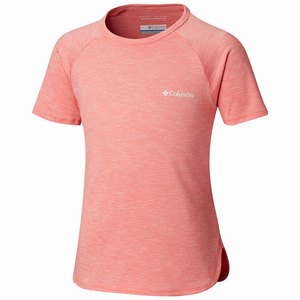 Columbia Silver Ridge™ II Kortärmad Tee Flickor Rosa (NLGJZ0869)